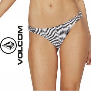 Volcom Stripe Away Hipster Bikini Bottom